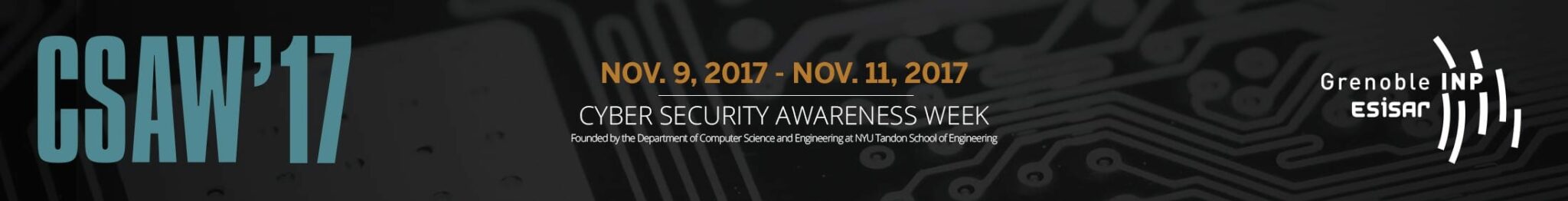 Cyber Security Awareness Week 2017 à Grenoble